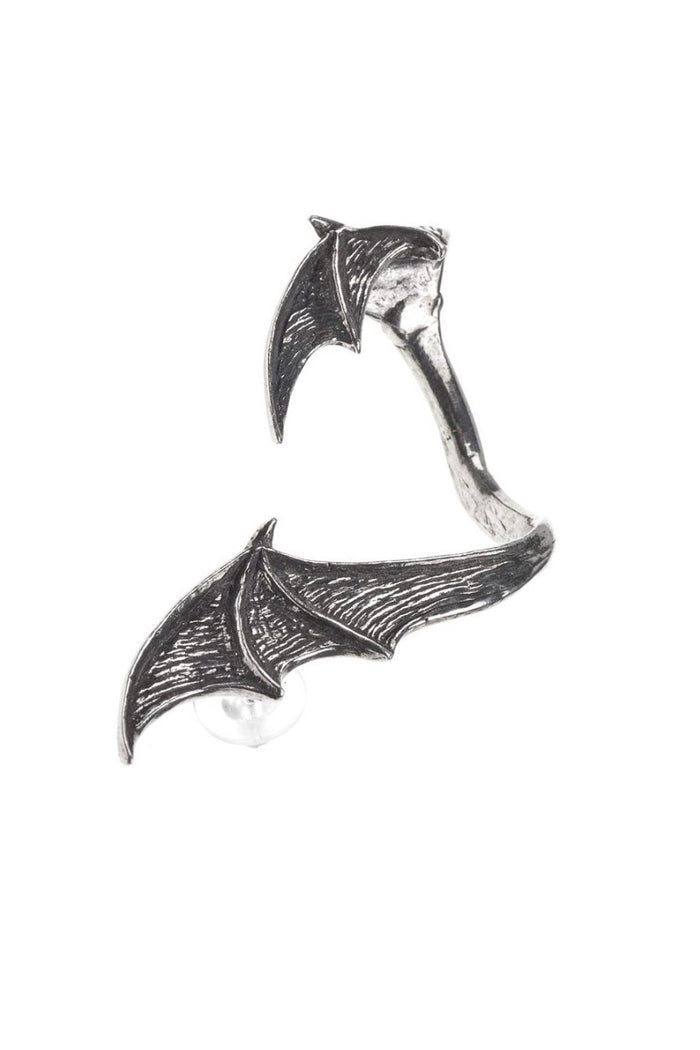 pewter bat shaped ear wrap