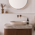 Lifestyle ADP Marilyn 550 x 350 Above Counter Basin Matte Ivory TOPCMAL550MI - The Blue Space