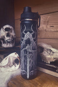 Angel of Death 24 Oz Water Bottle Tumbler - housewares - VampireFreaks - VampireFreaks