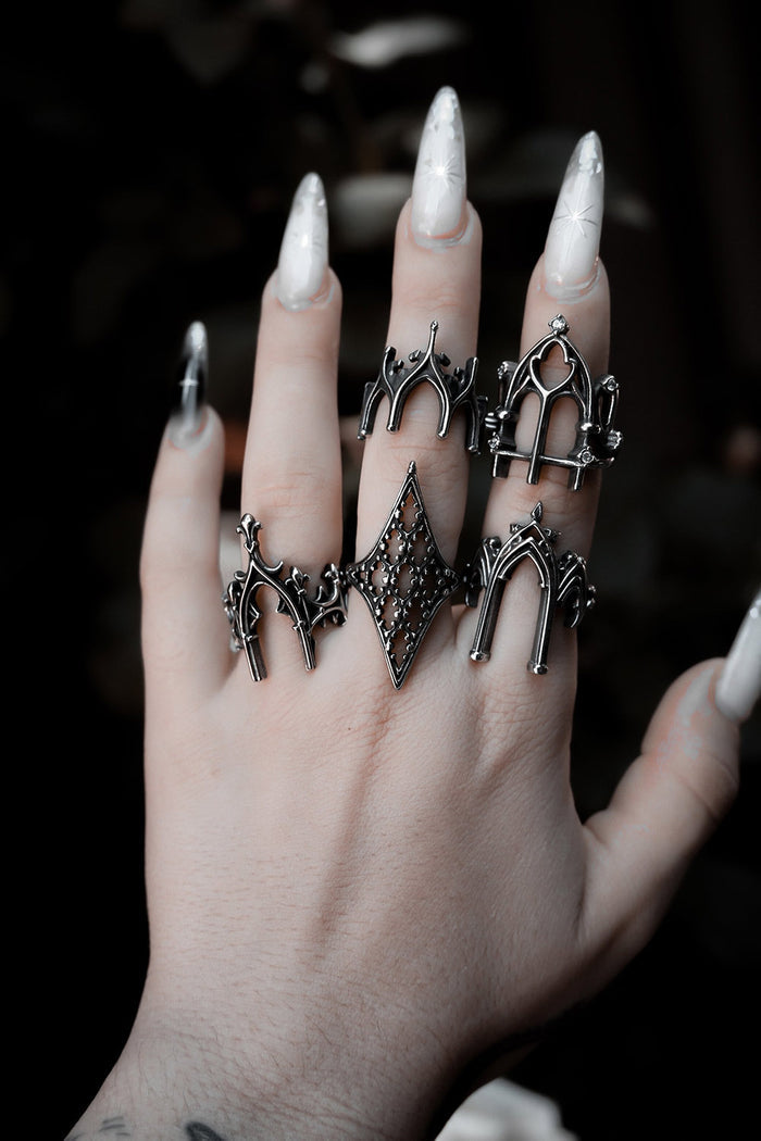 ornate vintage inspired rings