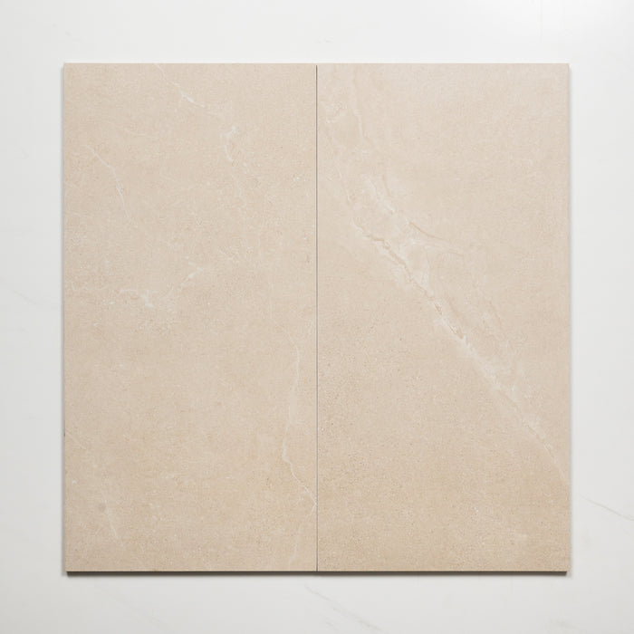 Pattern Lay No Hand Ardenne Beige Travertine Look Porcelain Tile P4 300×600mm TURBE3 - The Blue Space