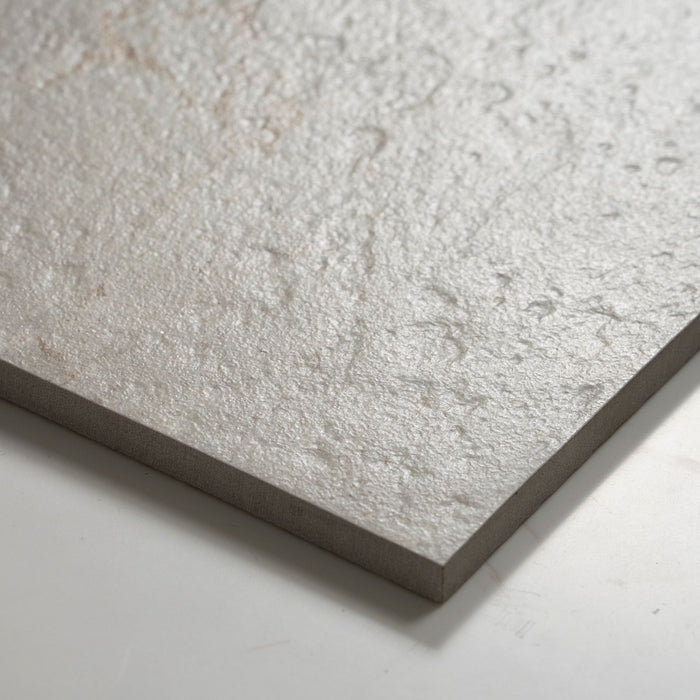 Oblique Auralis Off White Honed Porcelain Tile 600 x 600mm 6ARDSVH - The Blue Space