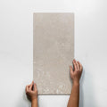 Single With Hand Auralis Taupe Honed Porcelain Tile 300 x 600mm 36ARDGEH - The Blue Space