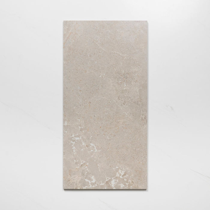 Single no Hand Auralis Taupe Honed Porcelain Tile 300 x 600mm 36ARDGEH - The Blue Space