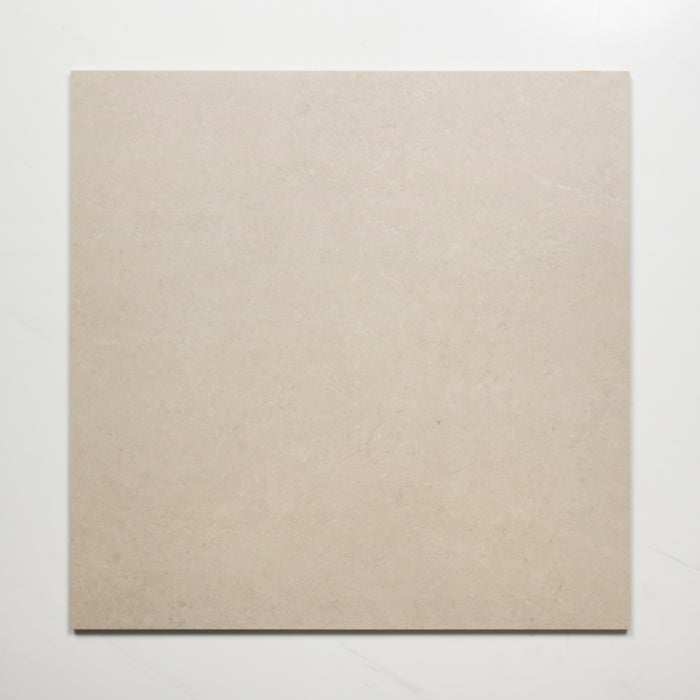 Single No Hand Avedon Chalk Limestone Look Porcelain Outdoor Tile P5 600×600mm PROCHA5 - The Blue Space