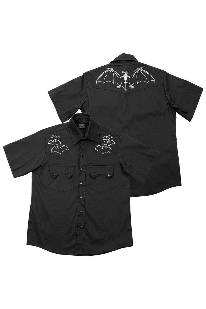 mens gothic collared shirt