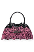 pink leopard handbag