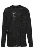 mens long sleeve ripped shirt