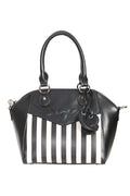 Beetle Spooks Striped Handbag - bags & wallets - VampireFreaks - Banned Apparel / Lost Queen