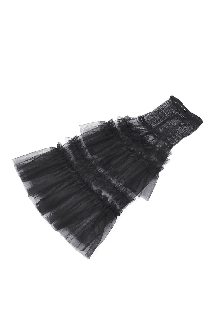gothic mesh tulle leg warmers by dark in love