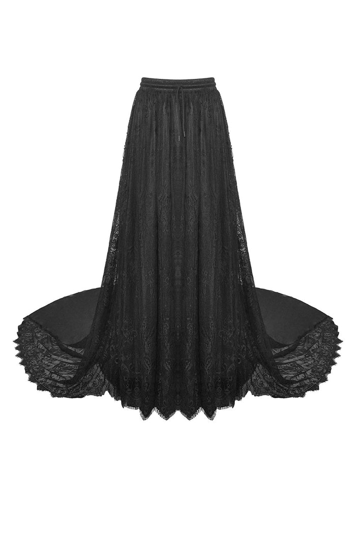 Black Bridal Bustle Skirt - skirts - VampireFreaks - Dark In Love