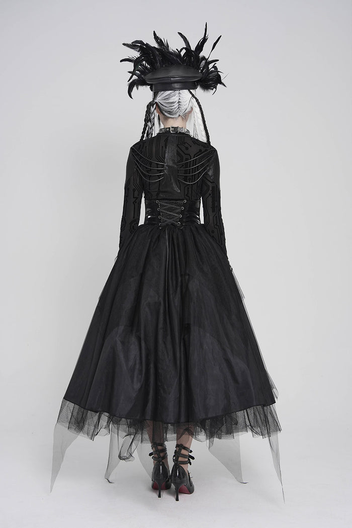 laced lace-up goth corset belt