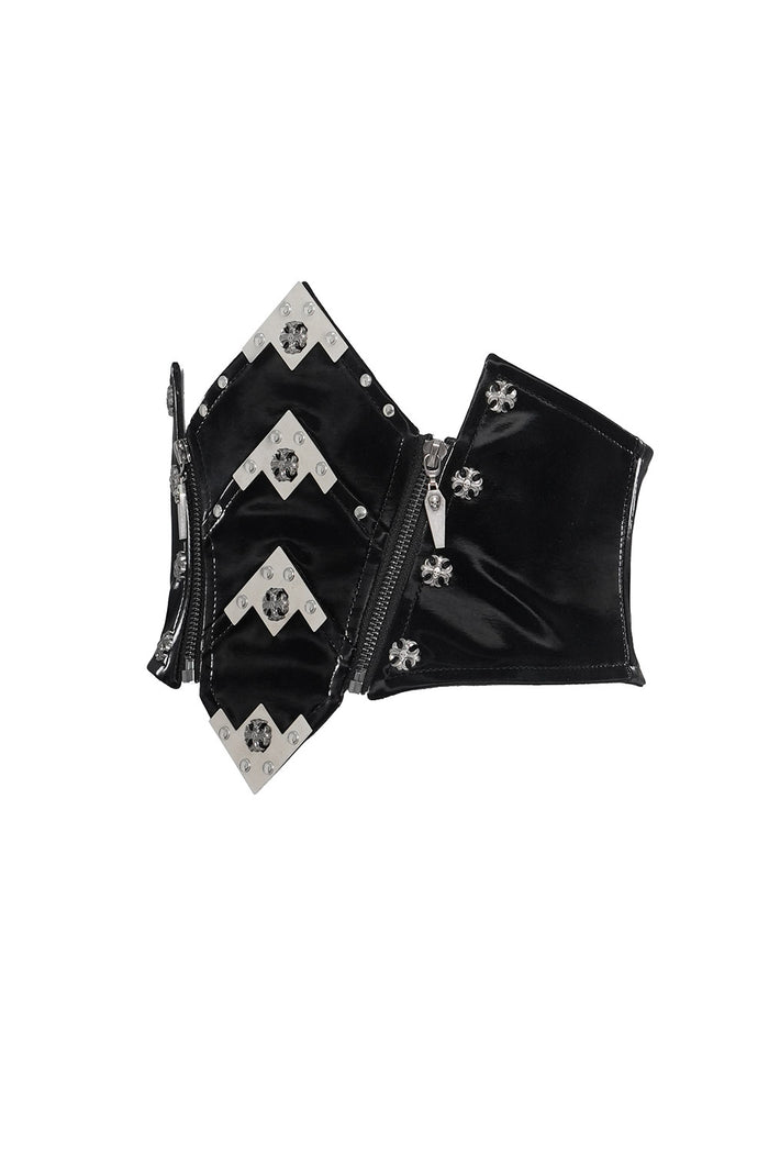 lace-up goth corset belt