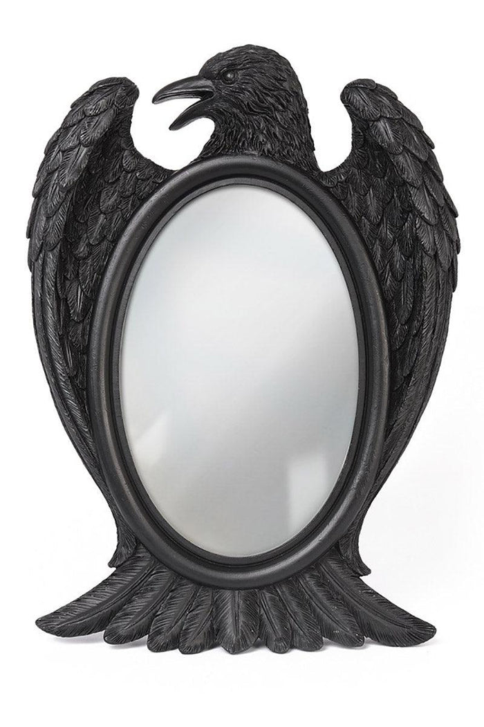 Alchemy Black Raven Mirror - VampireFreaks