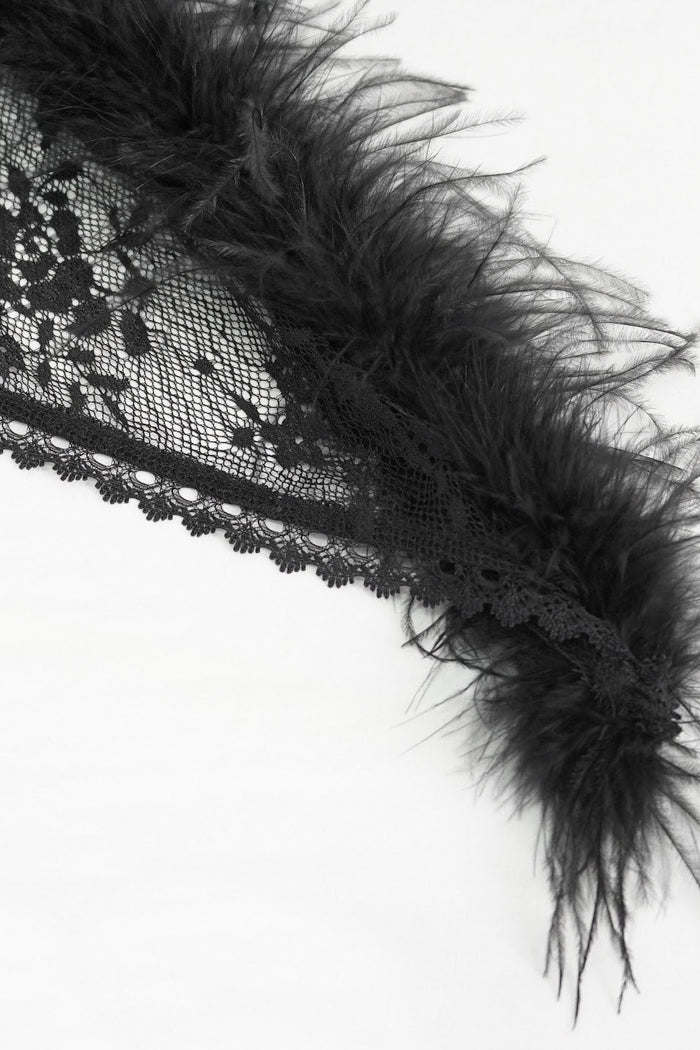 Black Vampress Lace Capelet - womens outerwear - VampireFreaks - Devil Fashion