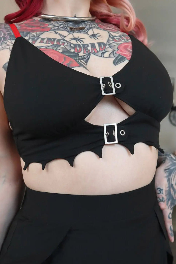 Blood Lust Bralette - womens tops - VampireFreaks - Forest Ink
