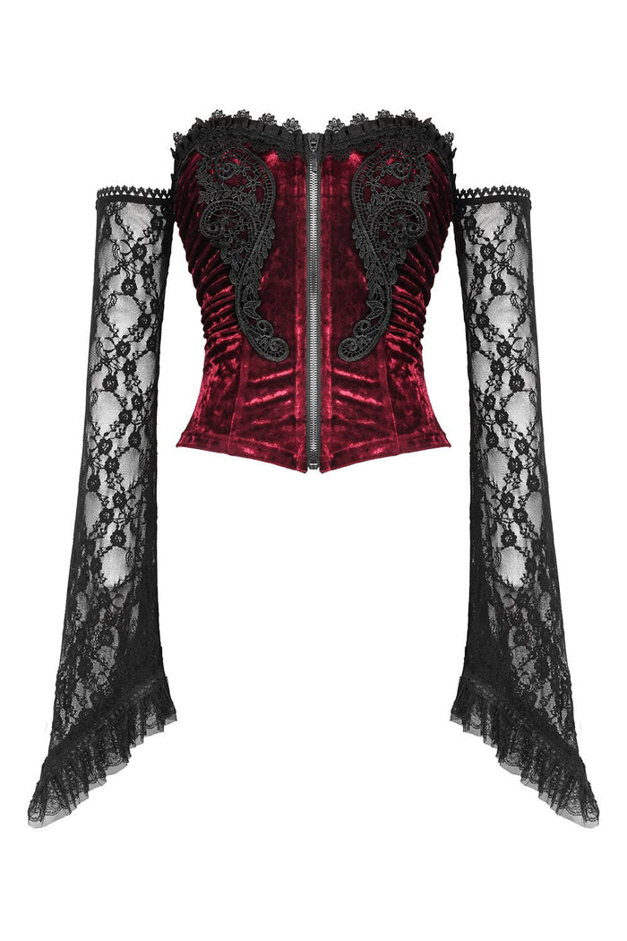 Blood Pact Corset Top - womens tops - VampireFreaks - Dark In Love