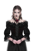womens off shoulder rose top