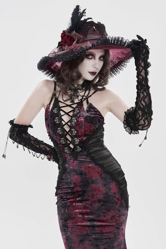gothic garden floppy hat