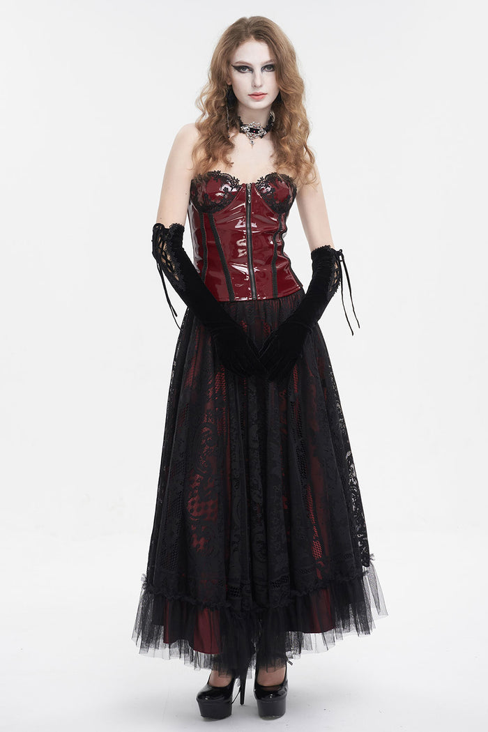 Devil Fashion red corset