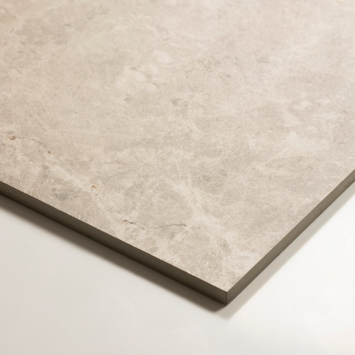 Oblique Cairnwell Taupe Stone Look Porcelain Tile P3 600×600mm WITHTAUI4 - The Blue Space