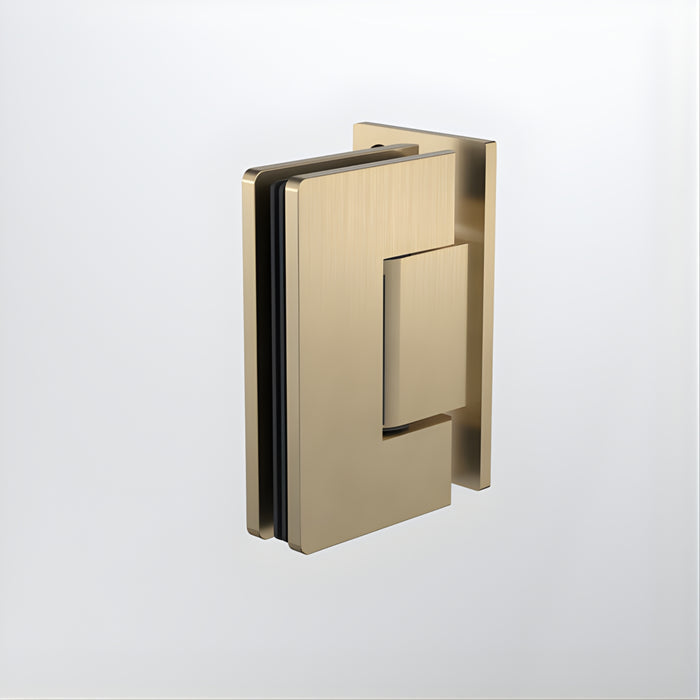 Caroma Glass to Wall Shower Door Hinge Brushed Brass 14228004BB - The Blue Space