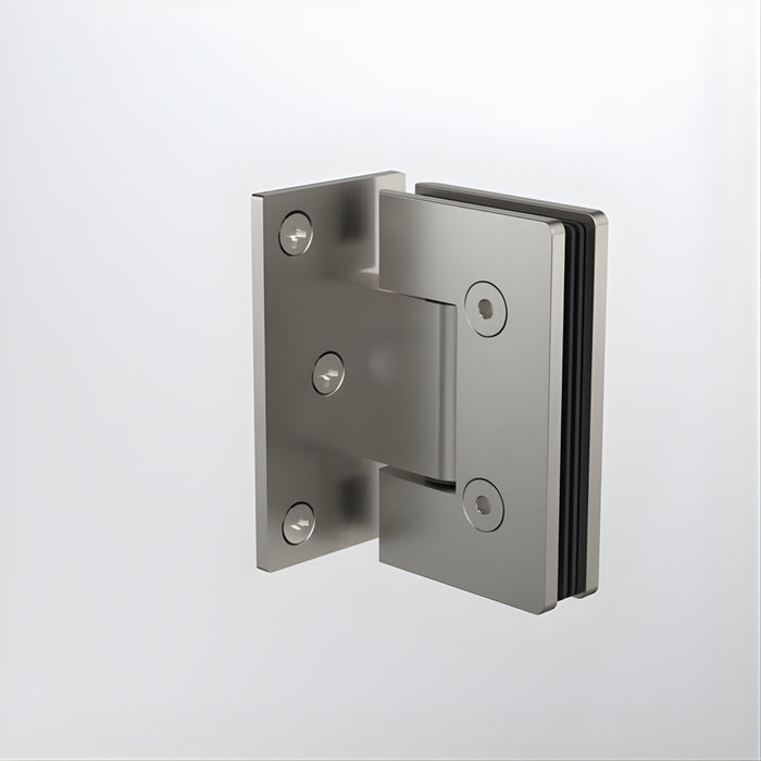 Back Caroma Glass to Wall Shower Door Hinge Brushed Nickel 14228004BN - The Blue Space
