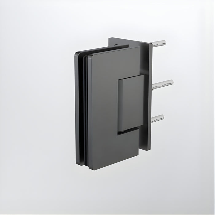With Screw Caroma Glass to Wall Shower Door Hinge Gunmetal 14228004GM - The Blue Space
