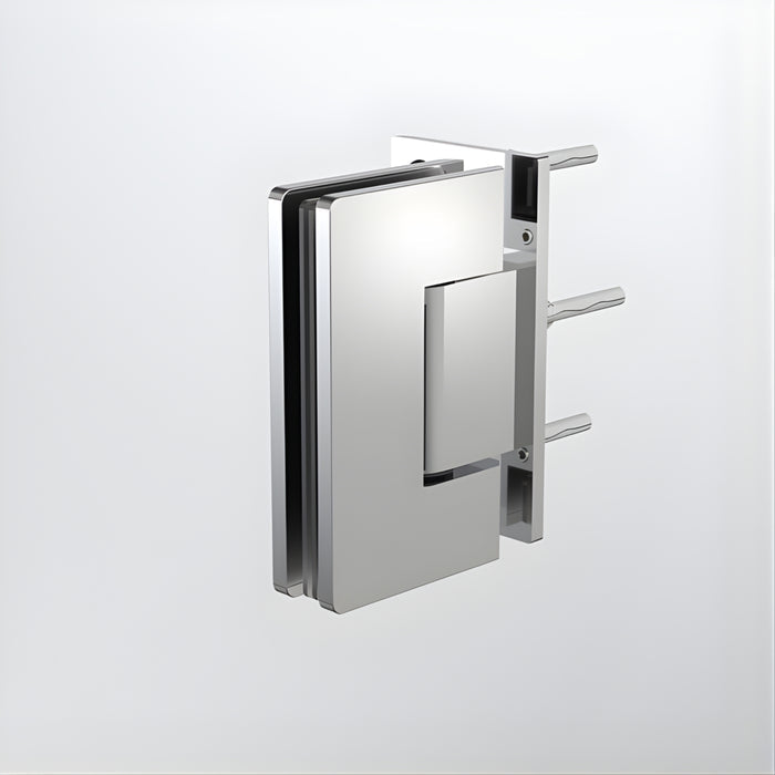With Screw Caroma Glass to Wall Shower Door Hinge Polished Stainless Steel 14228004PSS - The Blue Space