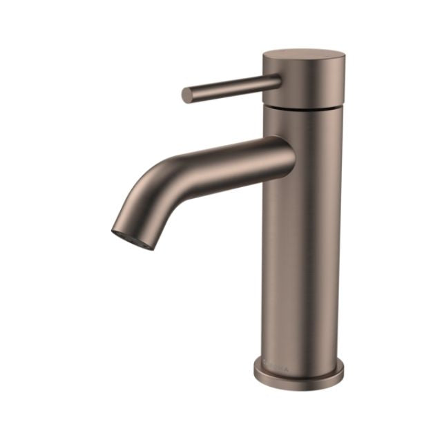 Angle Caroma Liano II Basin Mixer  - Brushed Bronze 96341BBZ6AF - The Blue Space