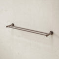 Caroma Liano II Double Towel Rail 640mm Brushed Bronze  | The Blue Space
