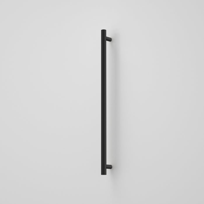 Caroma Liano II Heated Towel Rail - Vertical - Matte Black 11225050B - The Blue Space