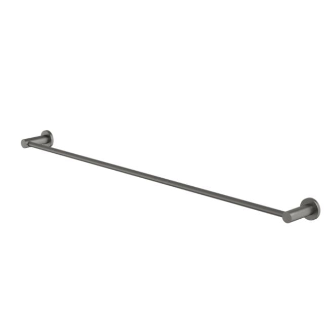 Angle Caroma Liano II Single Towel Rail 840mm - Gunmetal 96446GM - The Blue Space