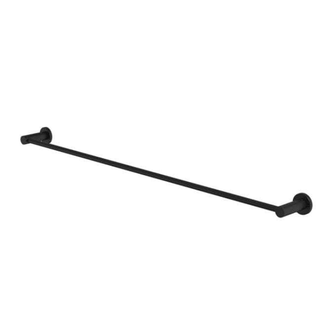 Angle Caroma Liano II Single Towel Rail 840mm - Matte Black 96446B - The Blue Space