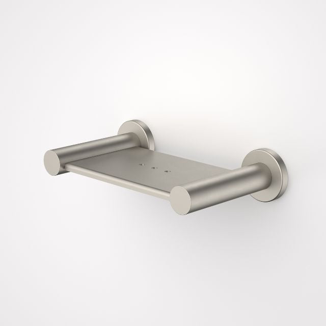 Caroma Liano II Soap Dish - Brushed Nickel 96453BN - The Blue Space