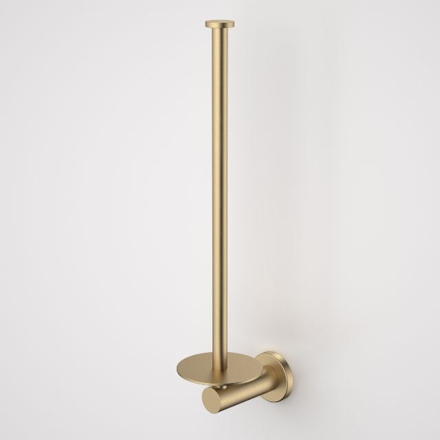 Caroma Liano II Spare Toilet Roll Holder - Brushed Brass 96452BB - The Blue Space
