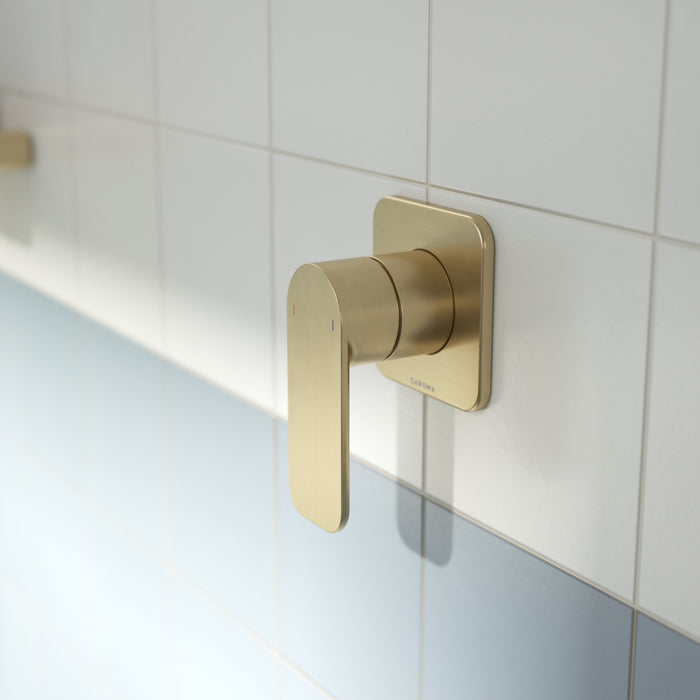 Caroma Luna II Bath/Shower Mixer - Brushed Brass