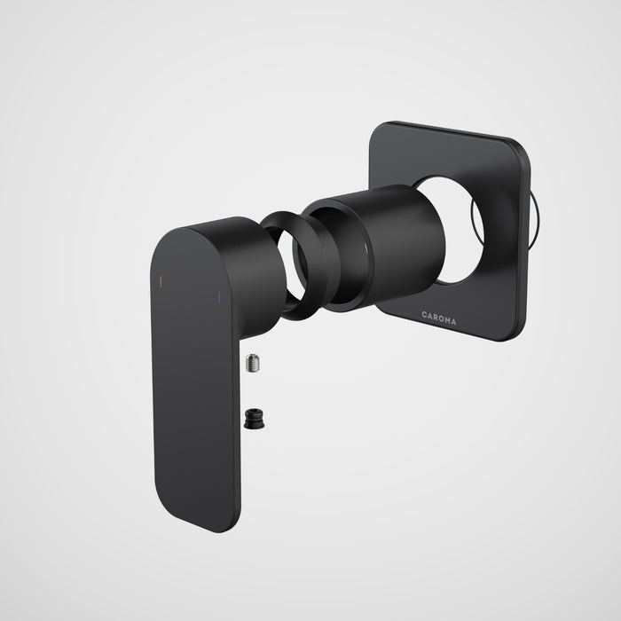 Caroma Luna II Bath/Shower Mixer Trim Kit - Satin Black 68209BL - The Blue Space
