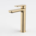 Caroma Luna II Mid Basin Mixer - Brushed Brass 68199BB6AF - The Blue Space