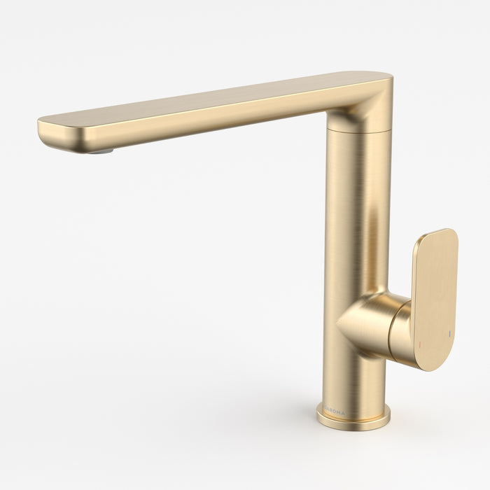 Caroma Luna II Sink Mixer - Brushed Brass 68208BB56AF - The Blue Space