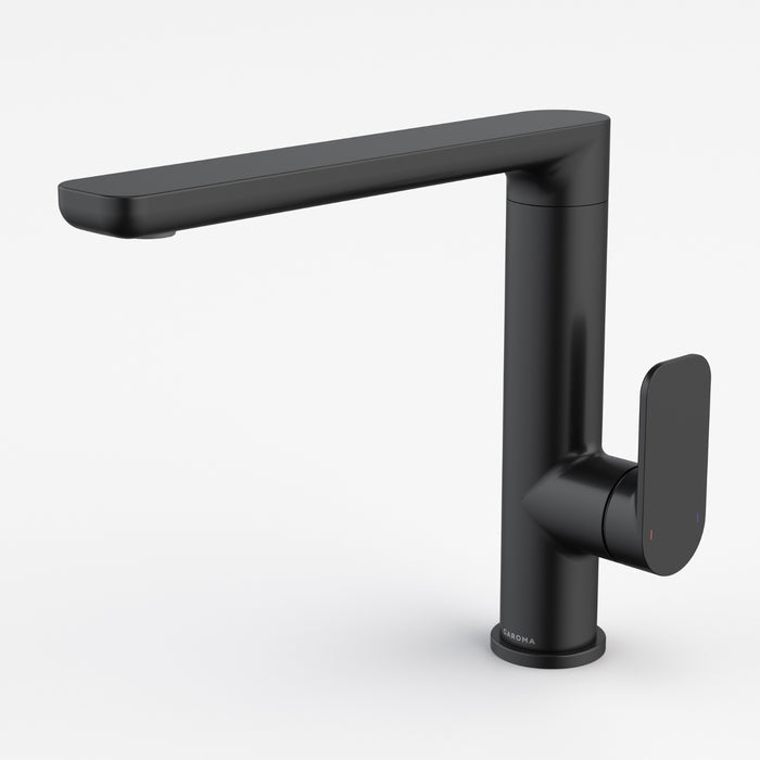 Caroma Luna II Sink Mixer - Satin Black 68208BL56AF - The Blue Space