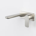 Caroma Luna II Wall Basin/Bath Mixer 180mm - Brushed Nickel 68203BN6AF - The Blue Space