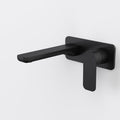 Caroma Luna II Wall Basin/Bath Mixer 180mm - Satin Black 68203BL6AF - The Blue Space