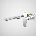 Caroma Luna II Wall Basin/Bath Mixer Trim Kit 180mm - Chrome 68211C6AF - The Blue Space