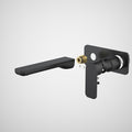 Caroma Luna II Wall Basin/Bath Mixer Trim Kit 180mm - Satin Black 68211BL6AF - The Blue Space