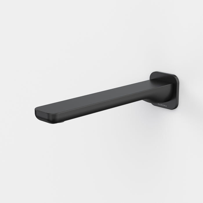 Caroma Luna II Wall Basin/Bath Outlet 220mm - Satin Black 68206BL6AF - The Blue Space