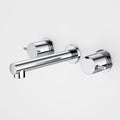 Caroma Luna Lever Wall Basin Set Chrome 90333C5AF - The Blue Space
