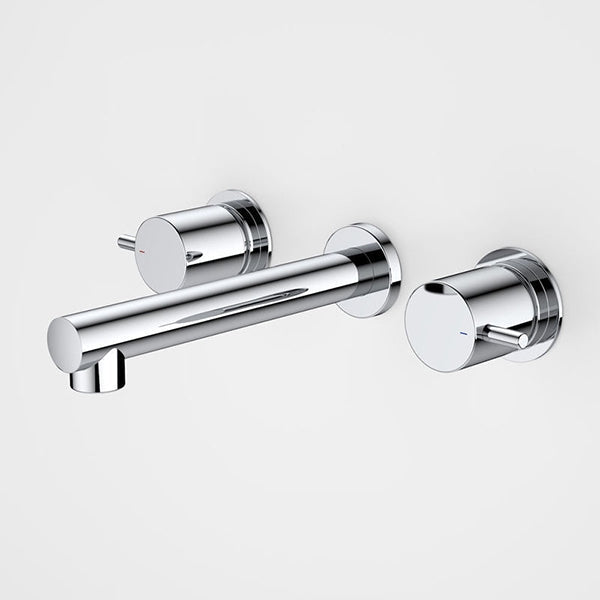 Caroma Luna Lever Wall Basin Set Chrome 90333C5AF - The Blue Space