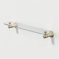 Caroma Riviere Bathroom Shelf - Brushed Brass 520038BB - The Blue Space