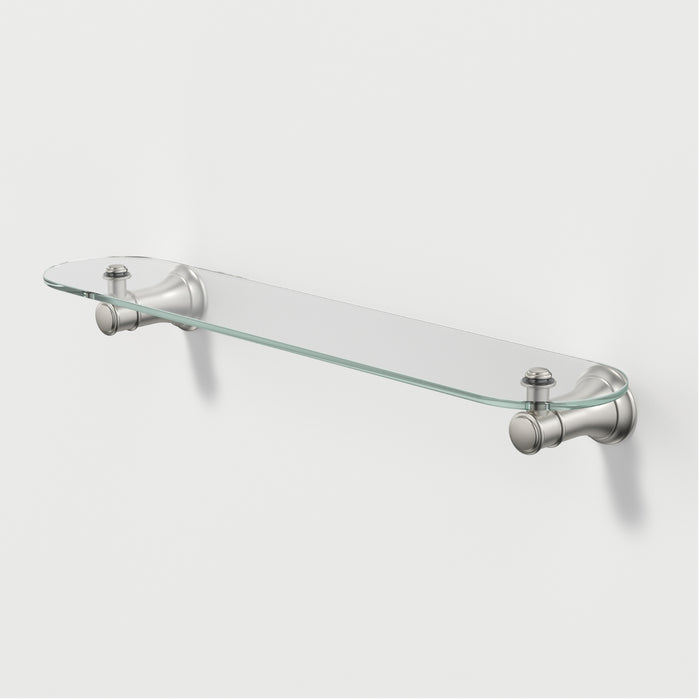 Caroma Riviere Bathroom Shelf - Brushed Nickel 520038BN - The Blue Space